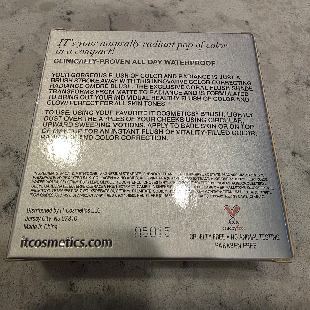 It Comestics CC + Ombré Radiance Blush Coral Flush Color Correcting NEW! - Picture 4 of 9